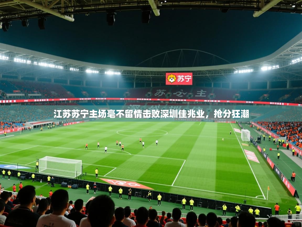 江苏苏宁主场毫不留情击败深圳佳兆业，抢分狂潮